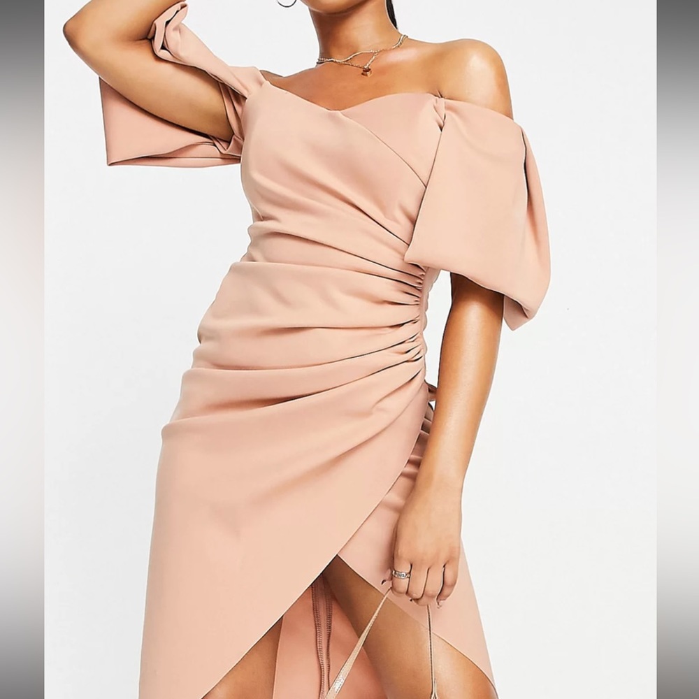 ASOS pink dress